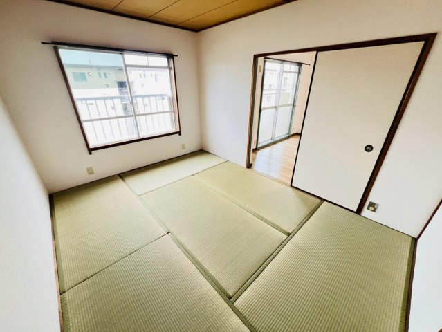 白川台南住宅１号棟の寝室