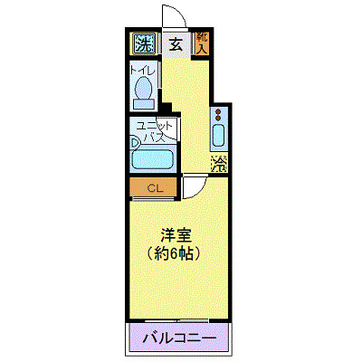 スカイコート秋葉原の間取り