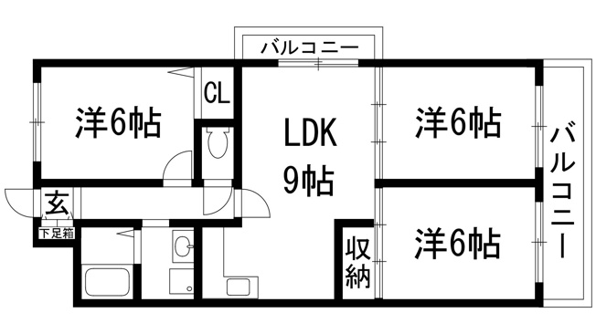 【間取り】 | エル長春園