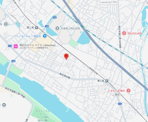 明石市二見町西二見　中古戸建の地図