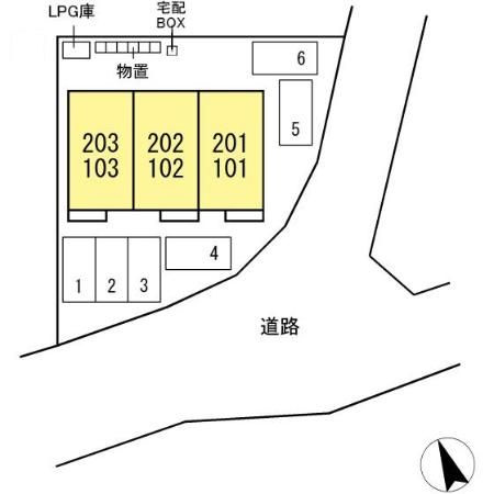 フェリス ニャンの区画図