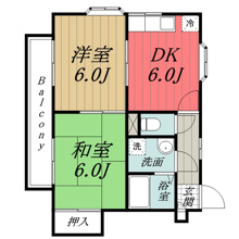 【間取り】 | パレシオンＡ・Ｓ