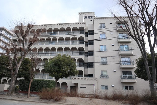 集成第2マンションの外観|外観もきれいです