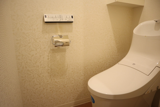 集成第2マンションのトイレ|シンプルで使いやすいトイレです