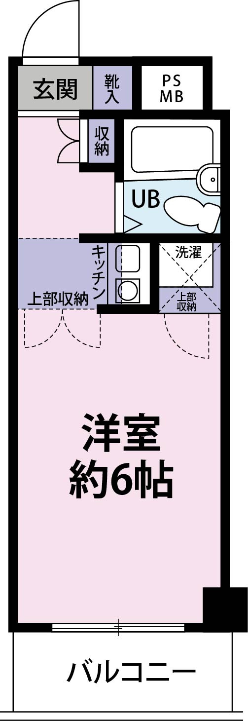 パレドール都立家政の間取り