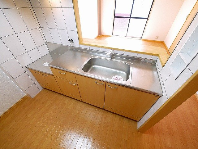 ボンボニエールのキッチン|オシャレなカウンターキッチンタイプです。