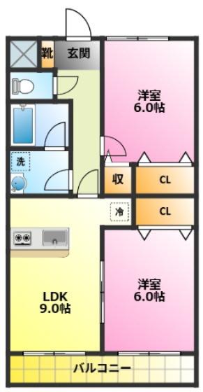グランドクレスト武蔵中原の間取り|オートロック完備♪