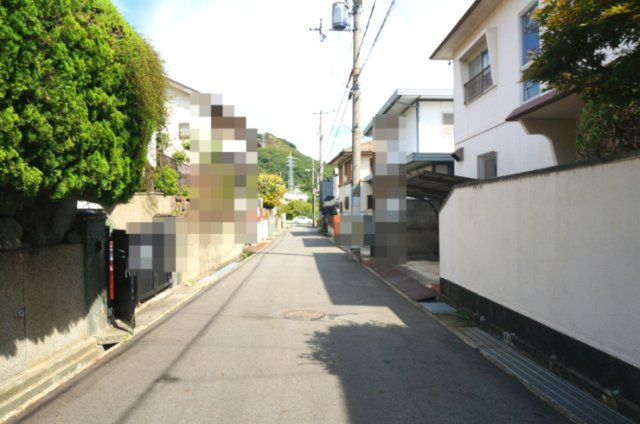緑が丘2丁目土地の前面道路含む現地写真|南側道路：幅員約5.0ｍ