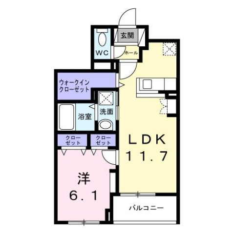 カーサ　コロレの間取り