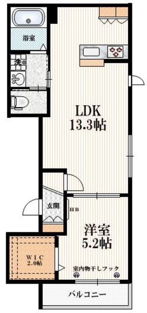 ラ・ジョワの間取り|★南東角部屋、１フロア２世帯★