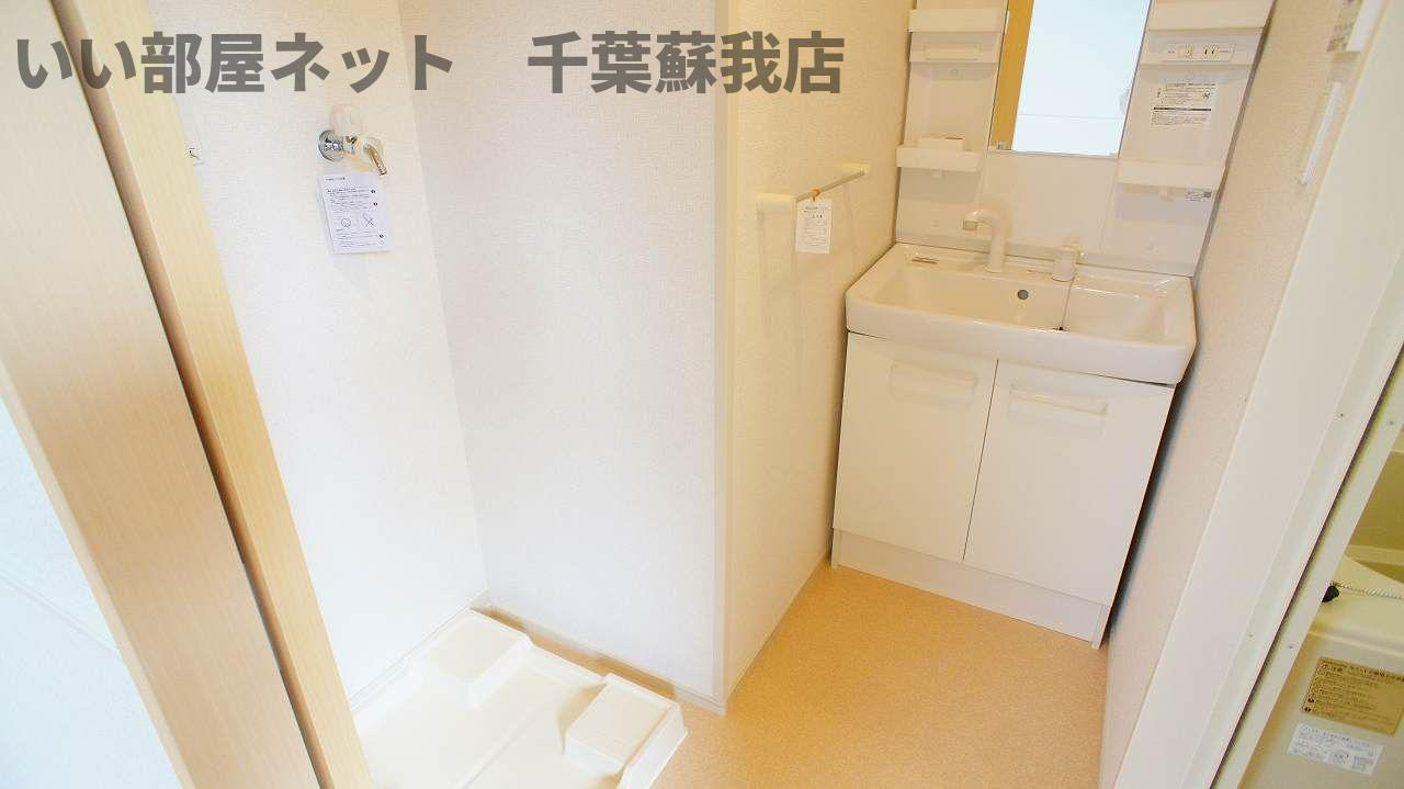 インモルターレの洗面所|忙しい朝には欠かせない洗面所です