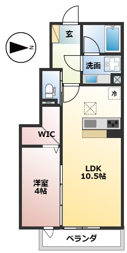Cozy spaceの間取り