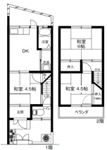 田川北３丁目テラスハウスの画像