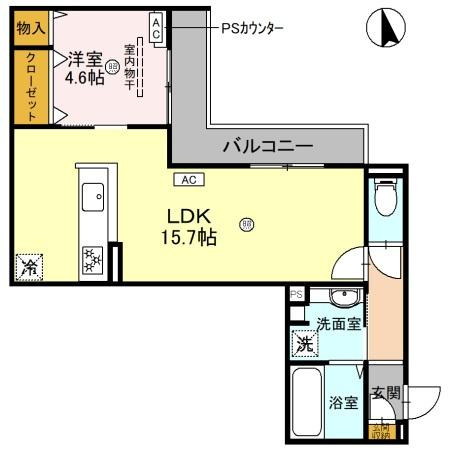 D-residence　鳳中町の間取り
