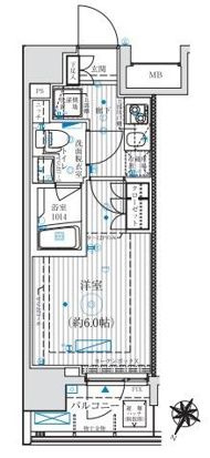 アーリアシティ川崎の間取り