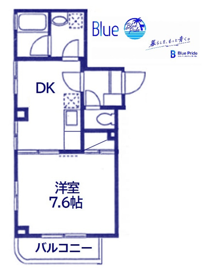 【間取り】 | ヴィラージュK大倉山№1