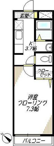 メゾン　メルベーユの間取り