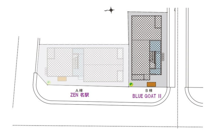 BLUE GOAT Ⅱの区画図