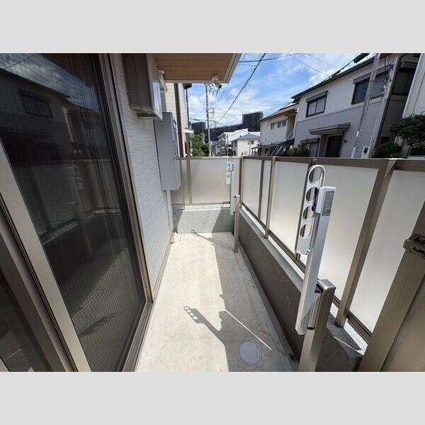 D-residence上甲子園のバルコニー