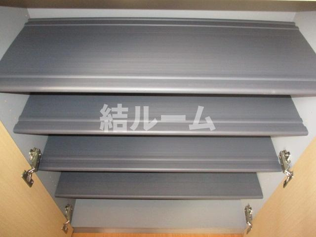 北区上十条１丁目のアパートの玄関