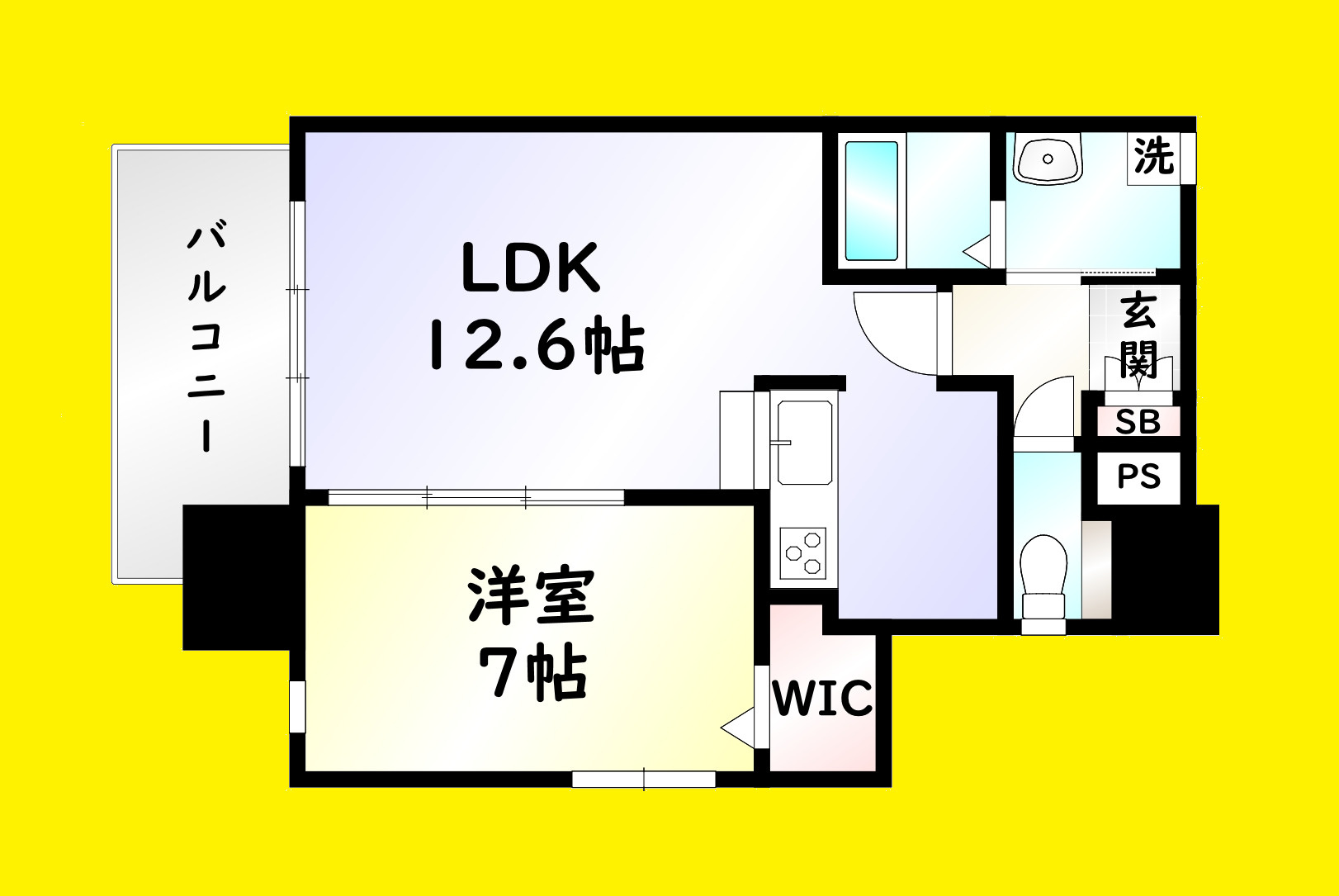 リンデンバウム京町の間取り