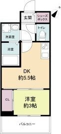 セレニテ神戸元町クレアの間取り