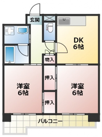 グランメールの間取り