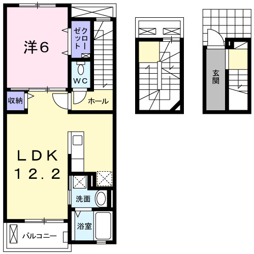 【間取り】 | ラヴィータ　Ⅱ