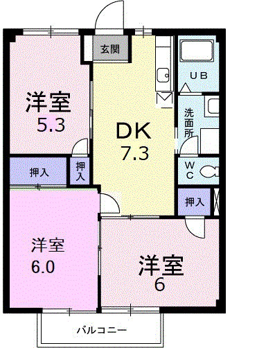 【間取り】 | ニューシティー横田