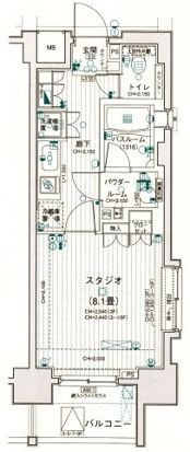 日神デュオステージ板橋駅前の間取り|間取りです。