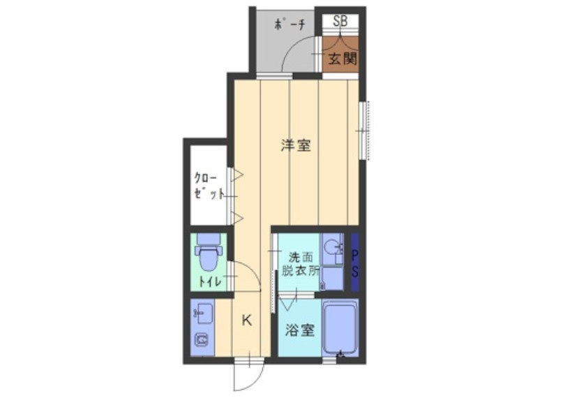 CASA BLUの間取り