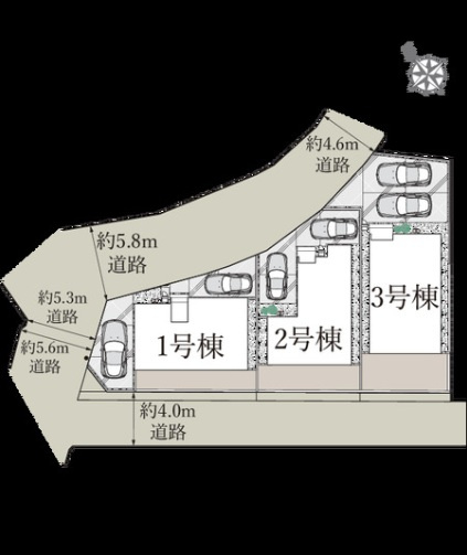 市川市下貝塚３丁目０１期の区画図