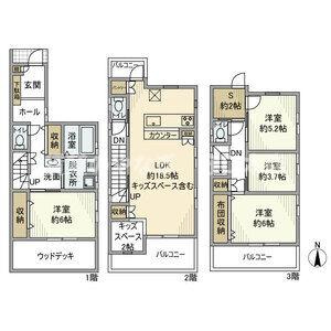 【間取り】 | 新森5丁目戸建
