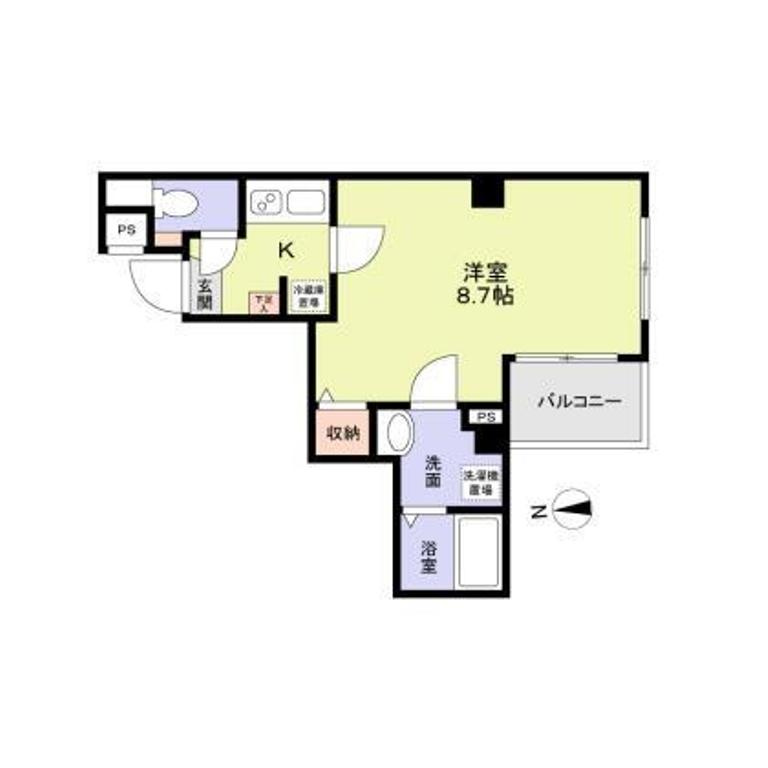 Ｌ．Ｅ．Ｈｉｌｌｓ　Ｙｏｋｏｙａｍａｃｈｏの間取り