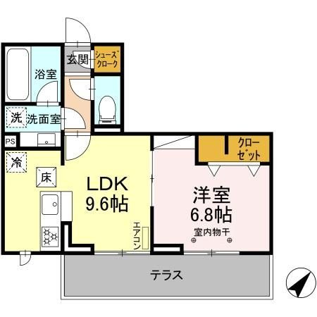 Stella 東平賀の間取り