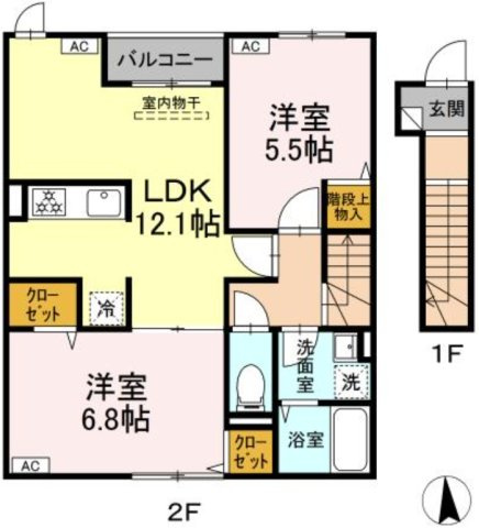 グラナーデ東大泉の間取り