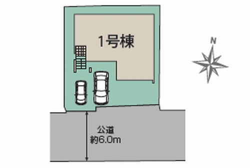 【仲介手数料０円】平塚市ふじみ野1丁目2期　新築一戸建ての区画図|平塚市ふじみ野1丁目2期　新築一戸建て