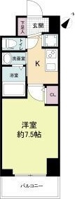 セレニテ神戸元町クレアの間取り