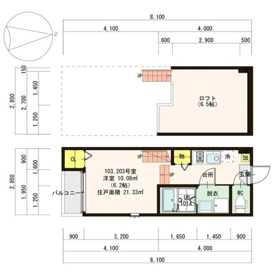 【間取り】 | ミッシェルプレイス