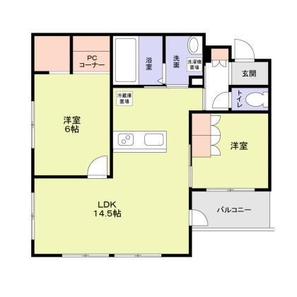 Ｆｏｒｅｓｔ　Ｇａｒｄｅｎの間取り|間取りです。