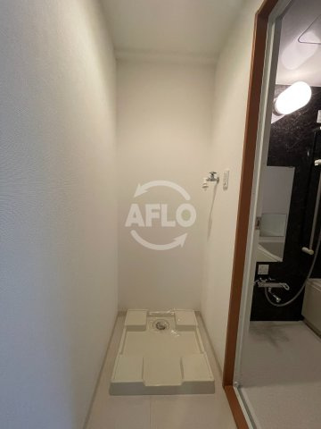 サクシード南森町の玄関|サクシード南森町　室内洗濯機置き場