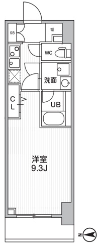 【間取り】 | THEパームス熊野前