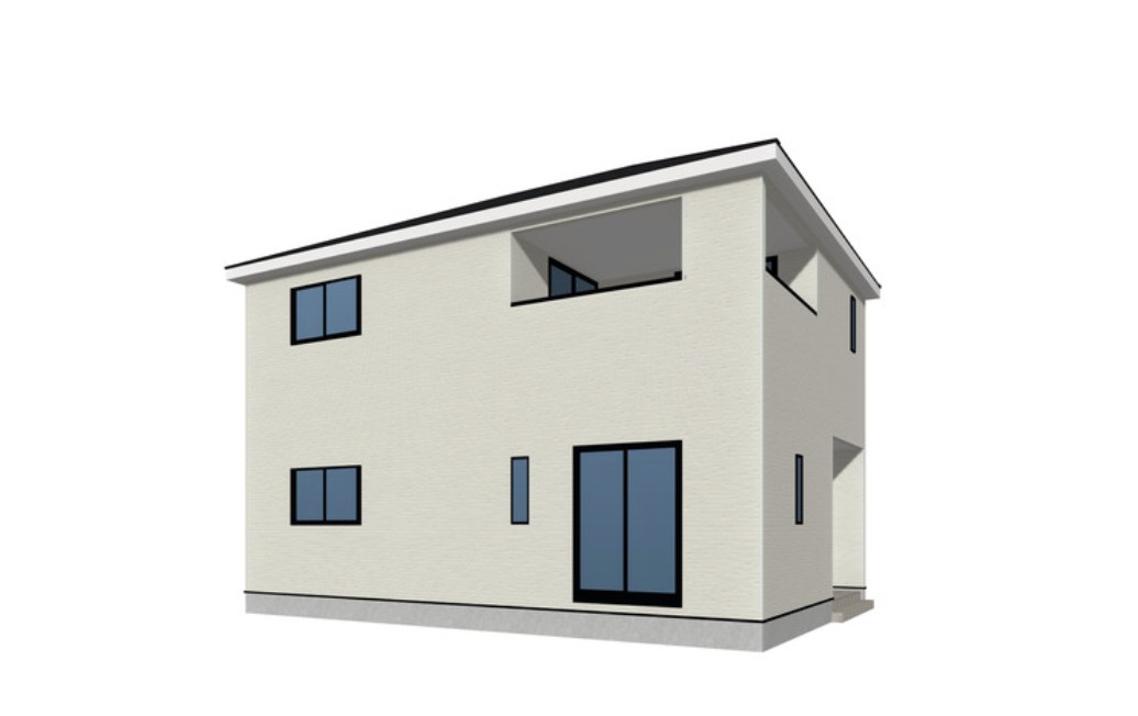 新築　太田市新田上江田町第2　3号棟　Cradle Gardenの外観パース|外観のイメージ図です。