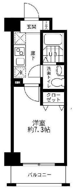 クレシア．iの間取り|間取りです。
