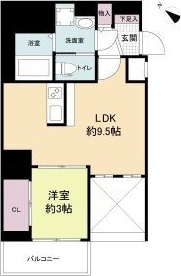 セレニテ神戸元町クレアの間取り