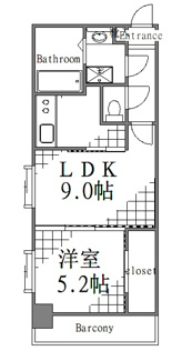 【間取り】 | プリンセスハイツ東日暮里
