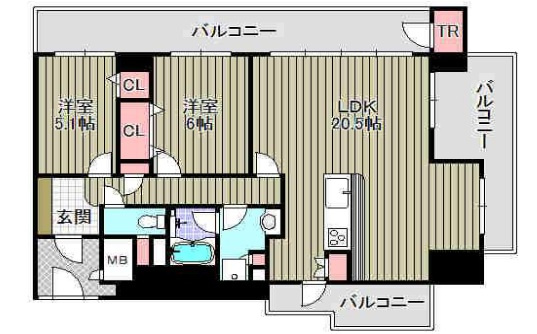 【間取り】 | プレファシオなかもず