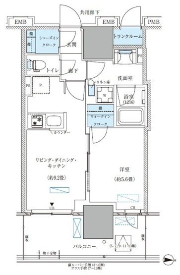 【間取り】 | パークアクシス西大島コンフォートスクエア