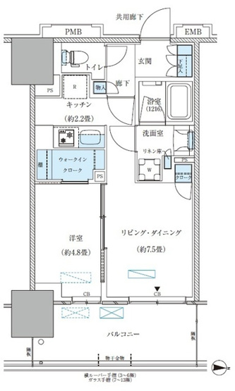 【間取り】 | パークアクシス西大島コンフォートスクエア
