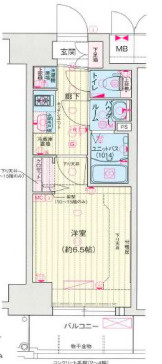 【間取り】 | プレサンス神戸キュリオ